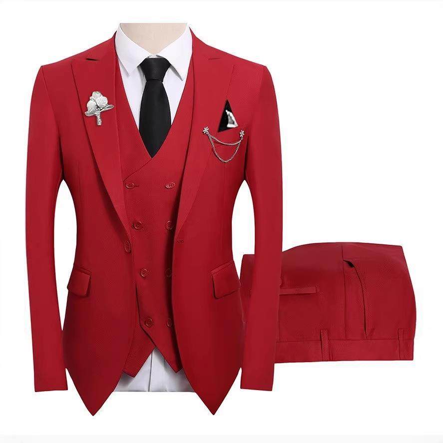 跨境出货源新款三2503三件套新郎西服宴婚会男口士件西装结礼服伴,淘宝优惠券,粉丝福利购,淘宝优惠卷