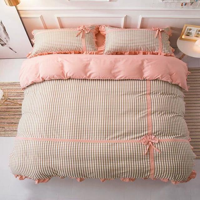 Bow ins four-piece set of princess style bed