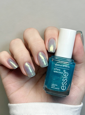 ESSIE特效37蓝金偏光指甲油免烤