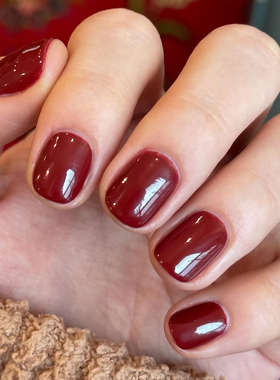 ESSIE石榴红435小辣椒指甲油