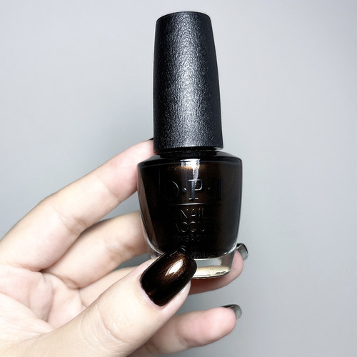 OPI正品秋冬新款指甲油band tease金属棕F026古铜金显白免烤持久 - 图3