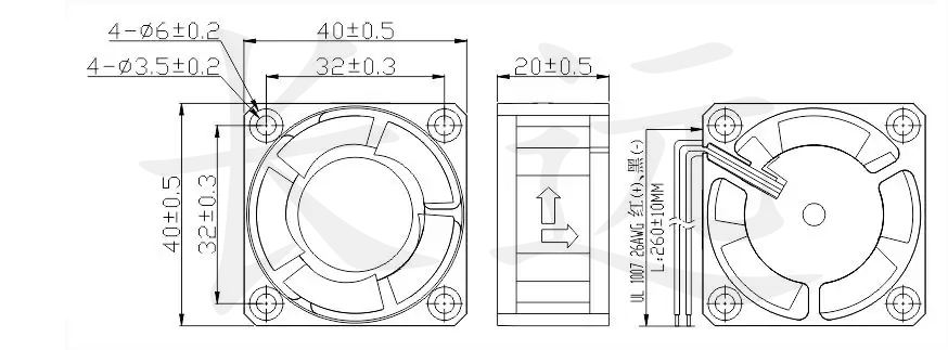 LFFAN EFB0412HHD 12V0.15A 4020 4CM/厘米华三H3C交换机静音风扇 - 图3