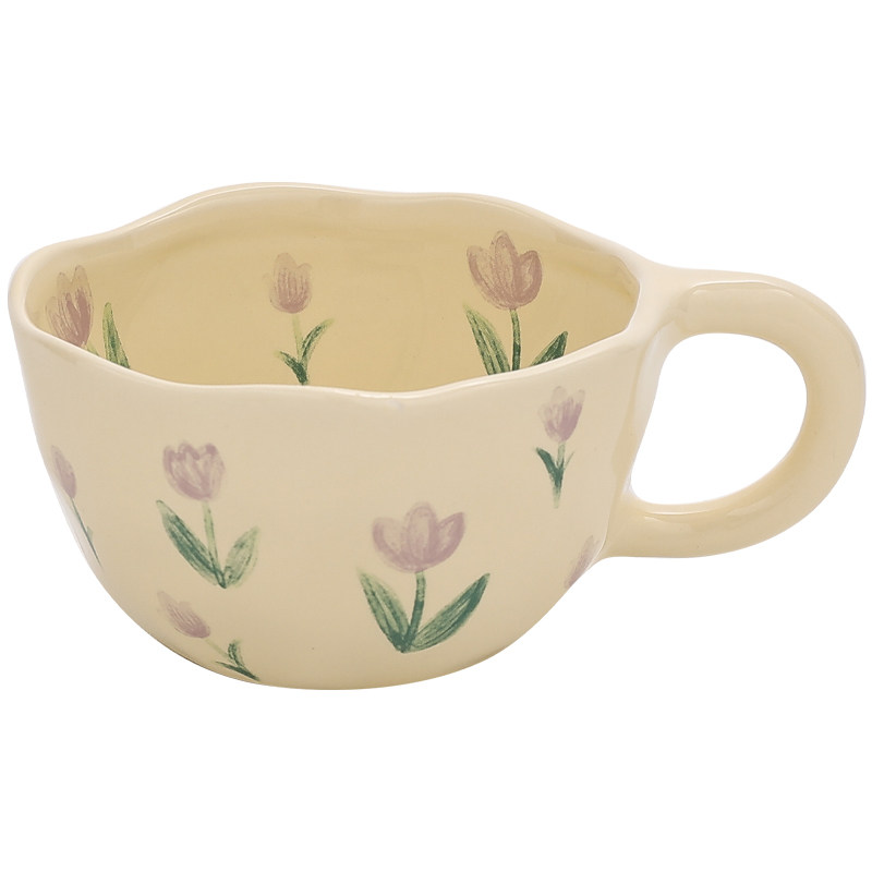 日式陶瓷马克杯女生家用早餐燕麦杯高颜值杯子办公室咖啡杯情侣杯,淘宝优惠券,粉丝福利购,淘宝优惠卷