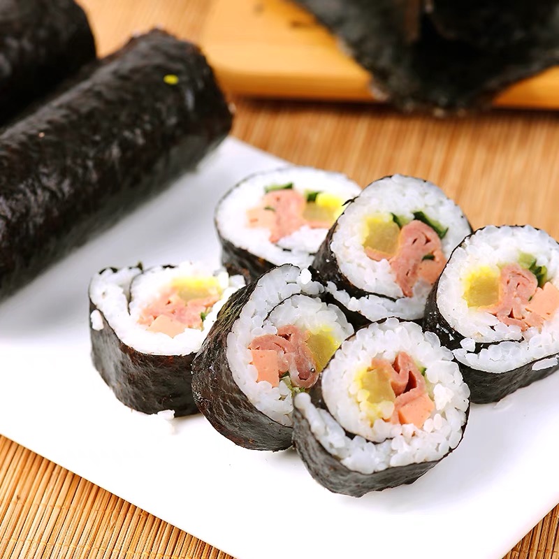 即食美味强寿司海苔紫菜包饭海味零食寿司材料食材烤海苔大片-图1