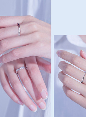 DR情侣戒指男女莫比乌斯环