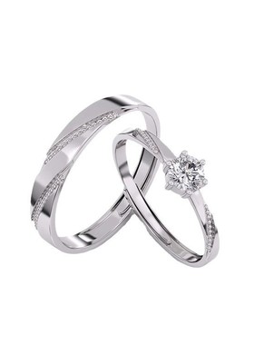 DR钻戒情侣款对戒戒指