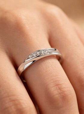 DR情侣对戒共度爱河戒指女