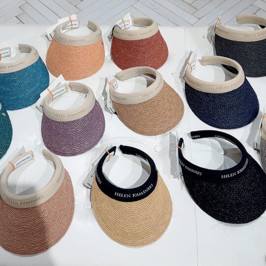 Japan's helen kamisk empty top hat women's raffia sun protection hat headband hat sun protection versatile face-showing small straw hat