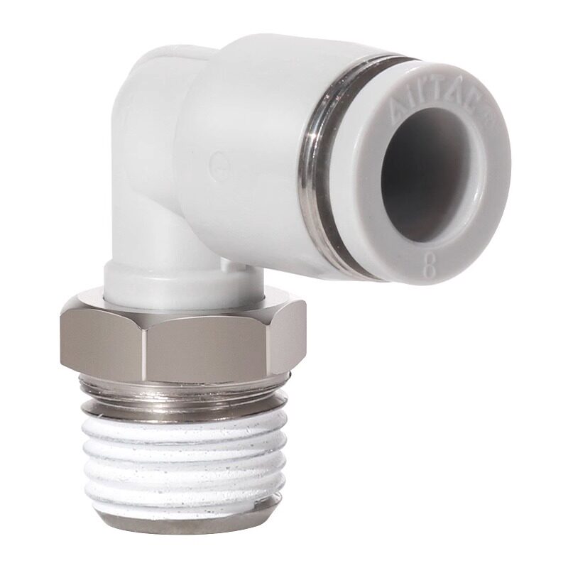 亚德客快速接头螺纹弯头L型螺纹二通PL6M5 PL601 602 603 604-S - 图3