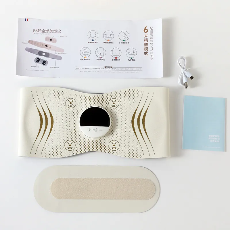 智能热敷按摩腰带便携多功能微电流腹部按摩腰带EMS电脉冲按摩仪,淘宝优惠券,粉丝福利购,淘宝优惠卷