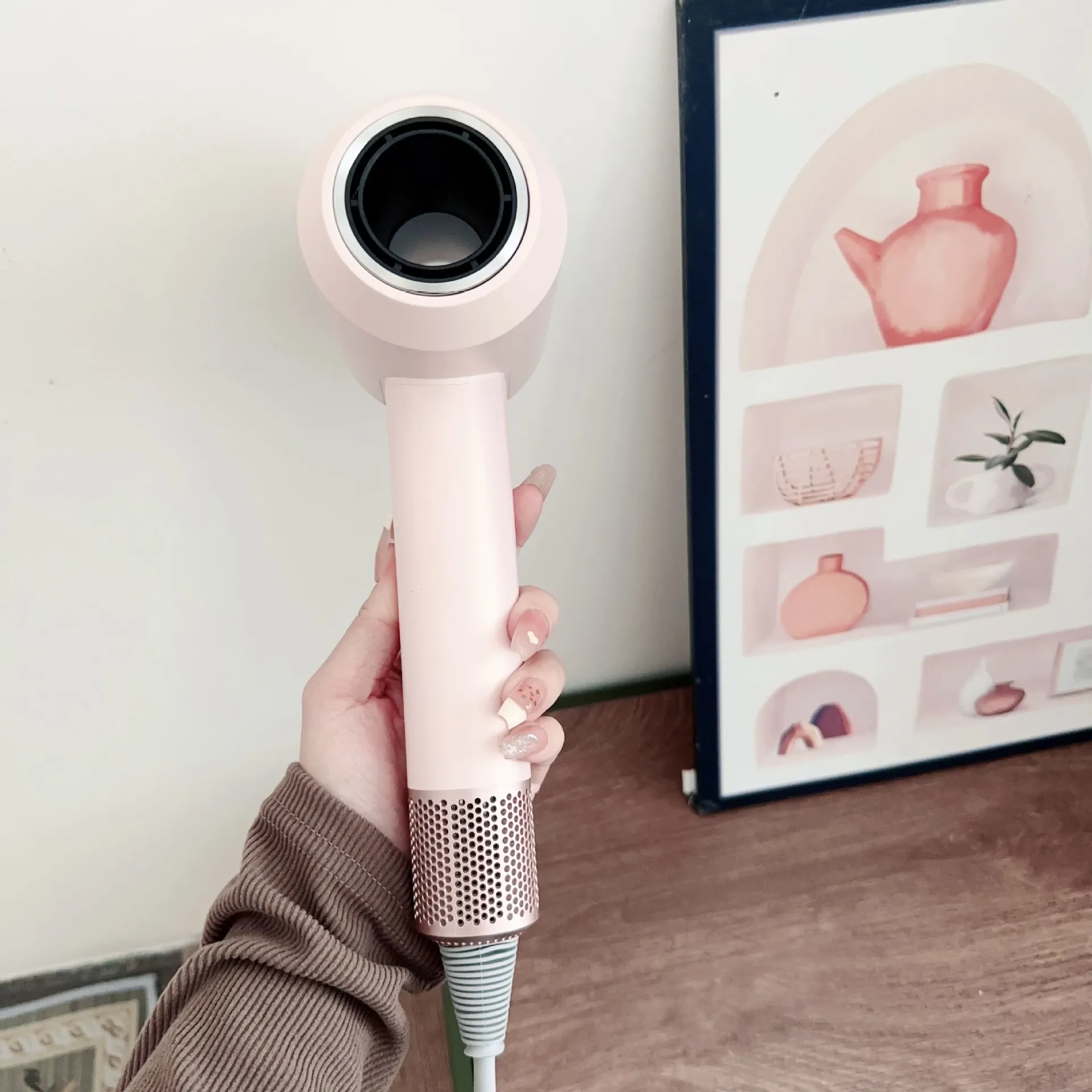 新品无叶吹风机华强北多色酒店壁挂式免打孔吹风筒大风量负离子,淘宝优惠券,粉丝福利购,淘宝优惠卷