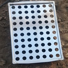 Рассада/питание 种植育苗装土器填土托盘营养钵不锈钢方型快速辣椒营养盘育苗杯