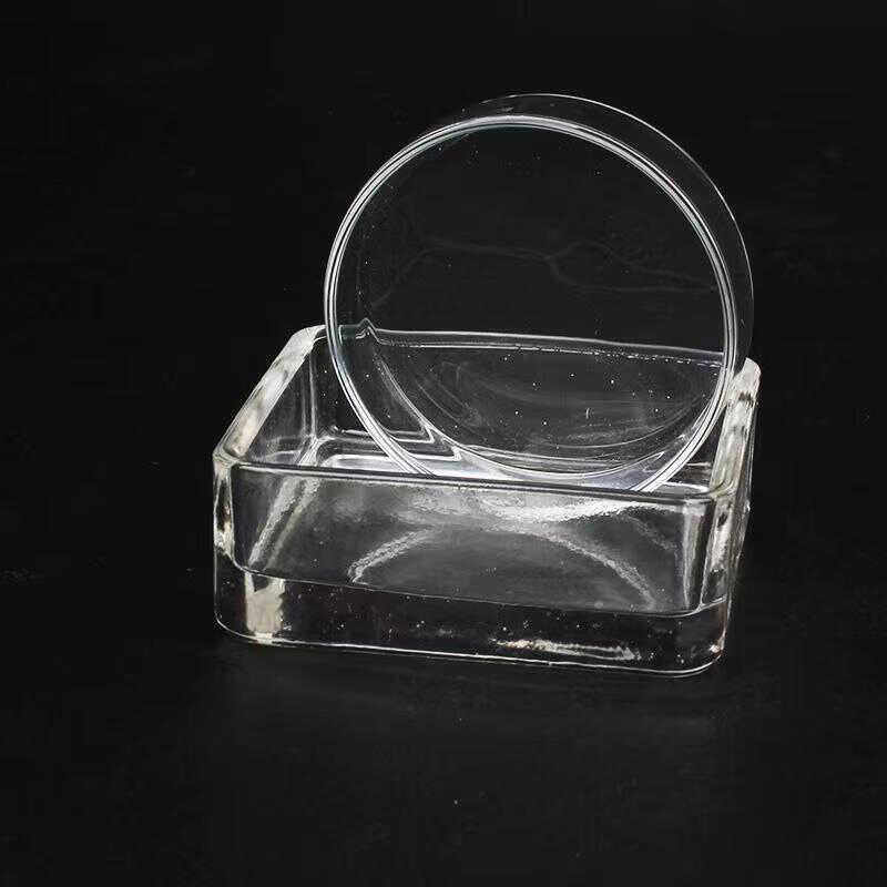 鱼缸水晶虾玻璃喂食盆方食盆圆盆观赏虾喂食器食盆虾粮盘饲料盆,淘宝优惠券,粉丝福利购,淘宝优惠卷