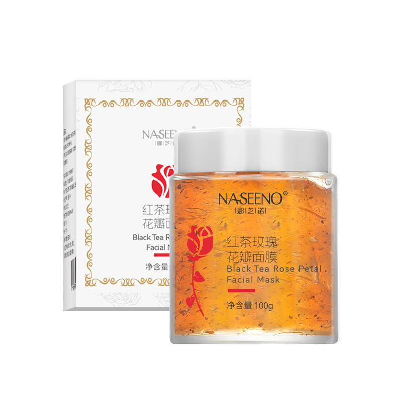 【茶系护肤】红茶玫瑰花瓣面膜补水提亮熬夜滋护懒人免洗涂抹冻膜