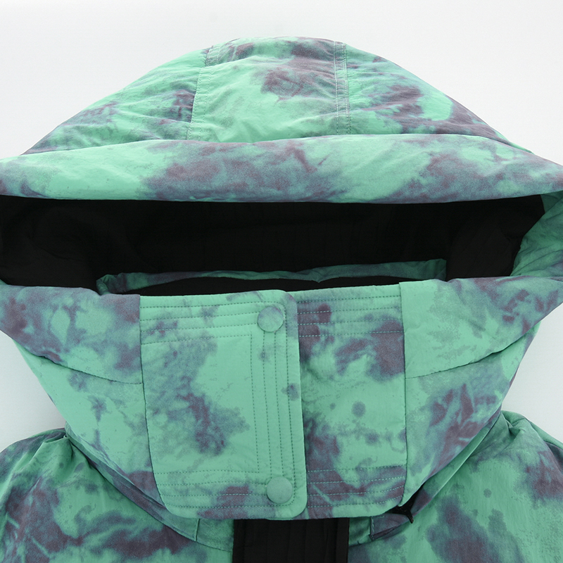 Outlets专柜撤柜正品 YK冬装2025新款拼色设计中长款外套鹅绒服女-图1