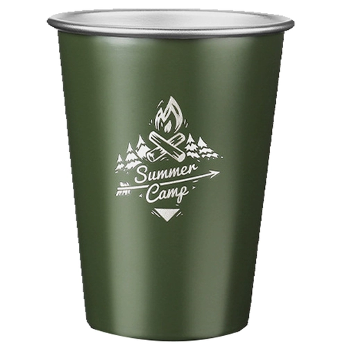 Дорожный кофейный комплект для кемпинга из нержавеющей стали, бокал, нержавеющая сталь AISI 304, 350 мл