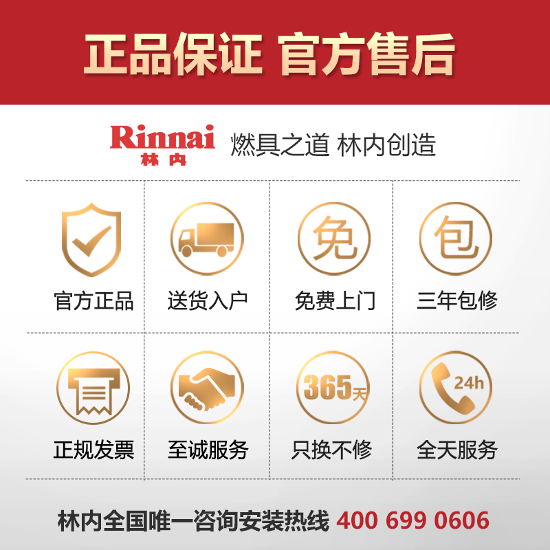 Rinnai/林内 JSQ22-C01 11升恒温燃气热水器防冻强排式-图3