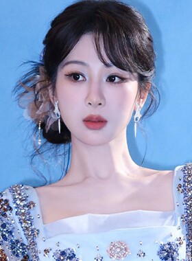 青青子衿新中式花朵珍珠流苏发簪女古风高级感发钗古典舞头饰盘发