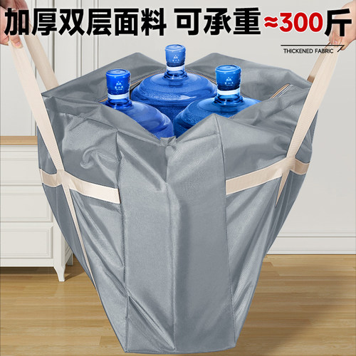 搬家打包袋衣服被子收纳袋子帆布蛇皮棉被行李袋大容量麻袋编织袋 - 图0