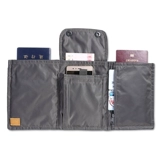 Многофункциональный чехол для документов, складной бумажник подходит для мужчин и женщин, сумка для паспорта, анти-кража