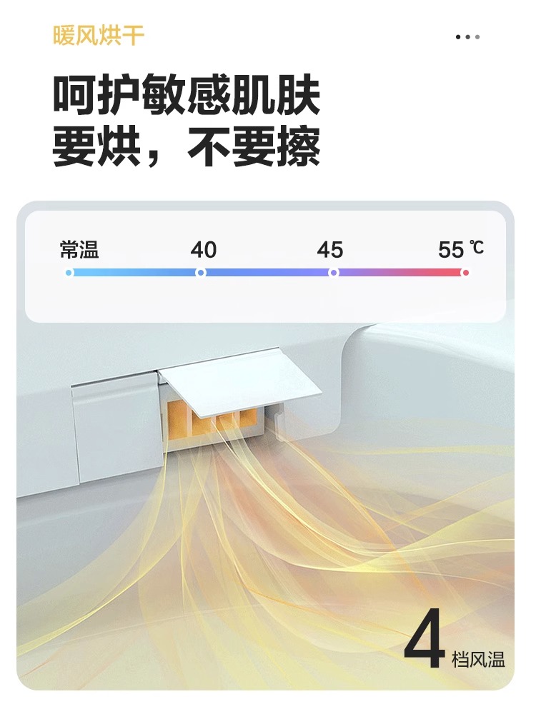 箭牌即热式智能盖板落座感应节电可遥控加热烘干加热马桶垫AK1078 - 图3