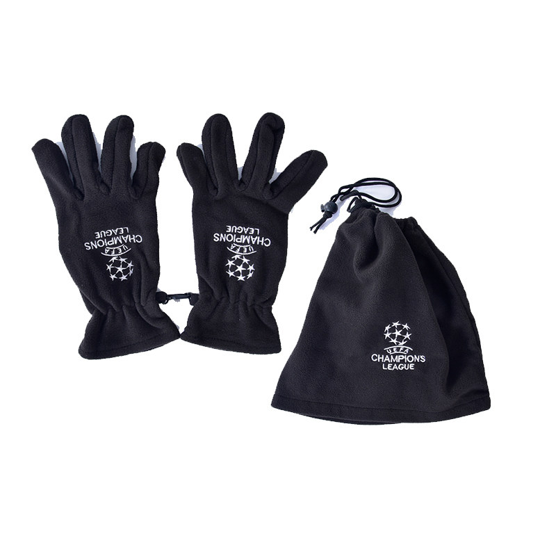 欧冠足球围脖手套帽子冬季抓绒保暖训练手套踢球运动面罩跑步手套,淘宝优惠券,粉丝福利购,淘宝优惠卷