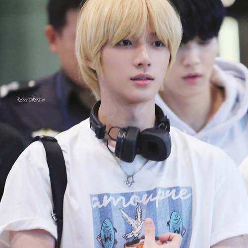 TXT崔凡圭姜太显崔秀彬同款衣服宽松纯棉印花落肩短袖T体恤打底衫 - 图0