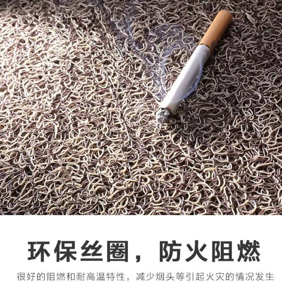 汽车脚垫自由裁剪主驾驶单片通用车内地垫易清洗防水丝圈汽车脚垫