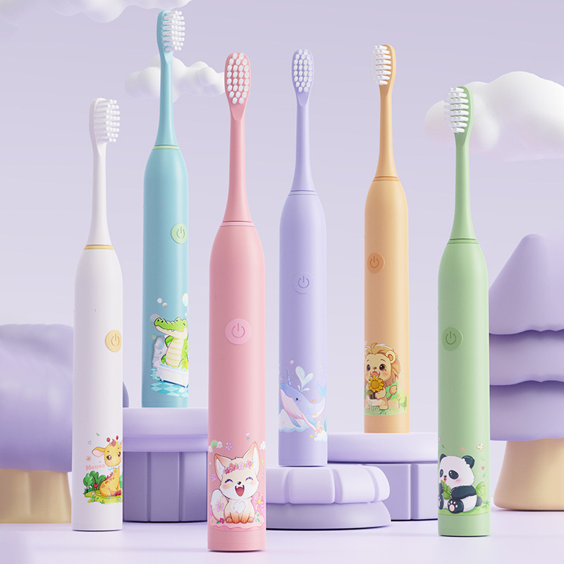 宝宝儿童电动牙刷3到6一12岁以上全自动牙刷充电防水软毛小孩专用