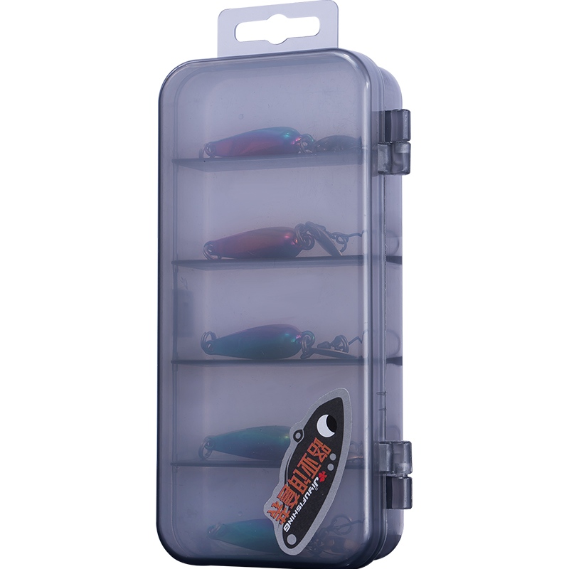 吉渔路亚饵飞蛾亮片旋转瓜子翘嘴鲈鱼鳡鱼黑鱼罗飞假饵炫彩仿生饵 - 图3