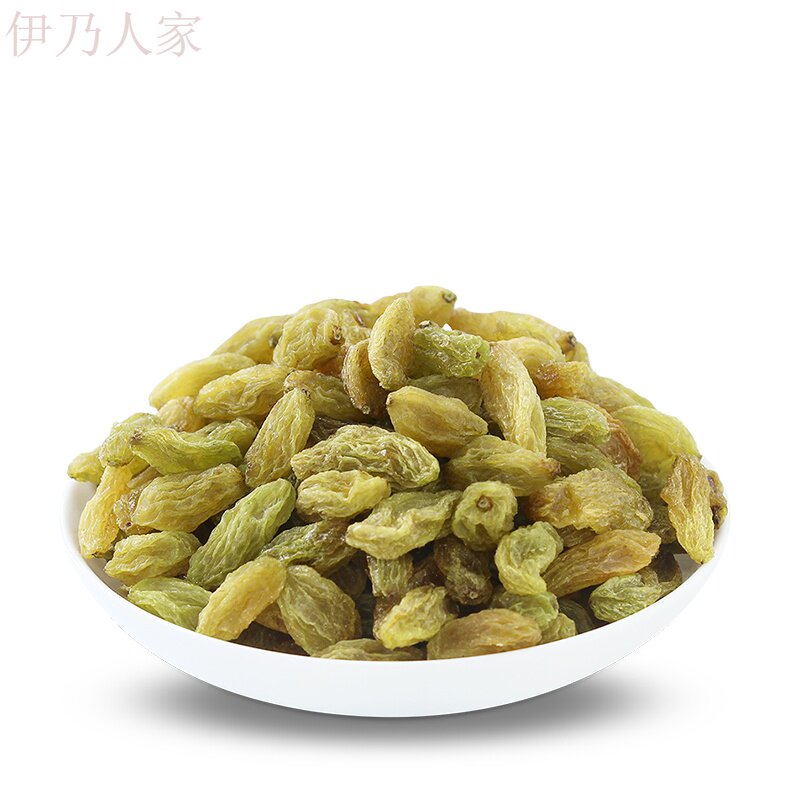 绿葡萄干500克1斤袋无核白葡萄干 伊乃人家葡萄干