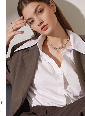 简约ot扣锁骨链女新款特别的ins