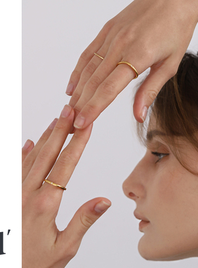 小方素圈设计网简约个性高级戒指