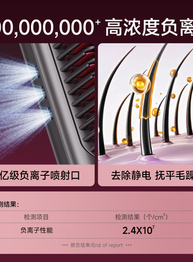 奥克斯无线直发梳刘海2026新款负离子不伤发迷你便携梳头发电梳子