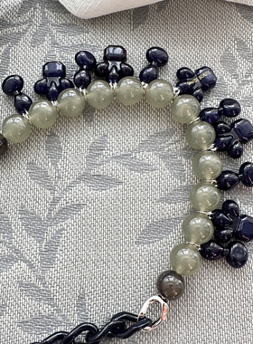 韩国进口AZNAVOUR/GRAIN de BEAUTE 简约时尚 百搭项链 毛衣链女