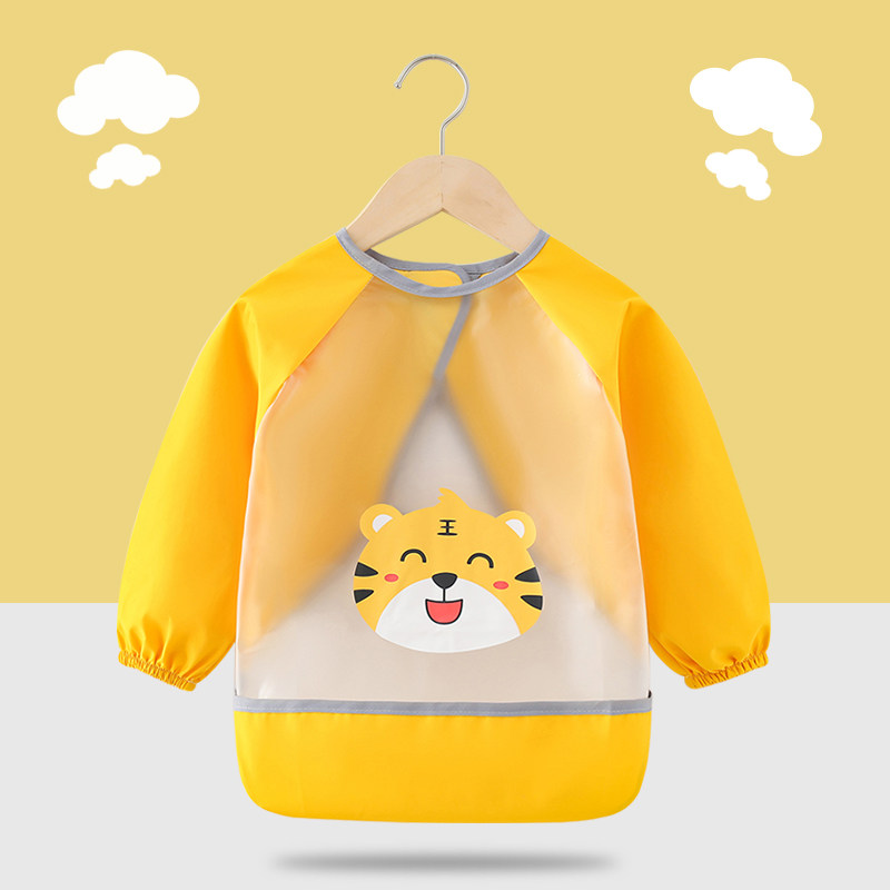 宝宝吃饭罩衣围兜男防水防脏长袖女儿童围裙反穿衣婴幼儿辅食护衣,淘宝优惠券,粉丝福利购,淘宝优惠卷