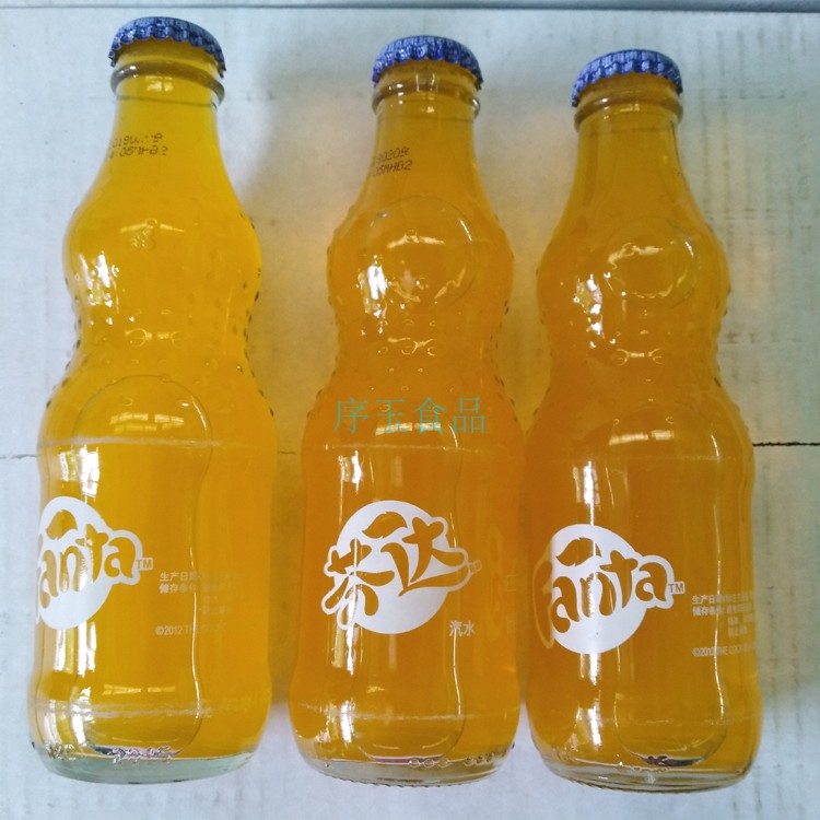 芬达汽水玻璃瓶装碳酸饮料200ml*24瓶江浙沪皖包邮-图0