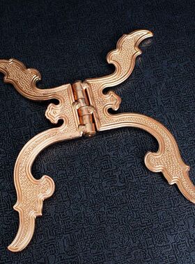 藏传水陆供支架烟供朵玛盘朵玛壶三脚架支架 紫铜 水财神修法法器