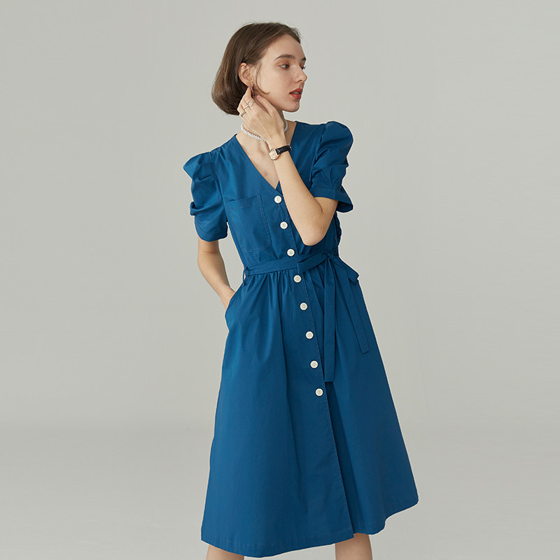 阿cir法式小众2020夏季新款连衣裙 circlofy服饰连衣裙