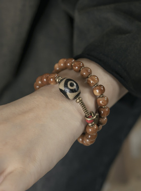 曲尾花原创设计文玩潮玩手串饰品