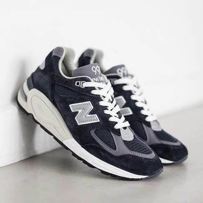 【国内现货】NB M990GR2/NV2/990V2美产余文乐元祖灰Navy色运动鞋
