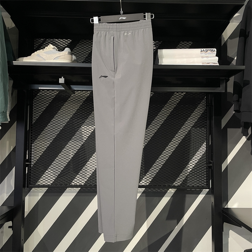 李宁速干裤男2026夏季新款健身跑步舒适透气直筒长裤薄款运动裤子 - 图3