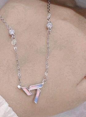 SEVENT克拉手链粉蓝晕染