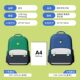 Morning light burden-reducing spine protection backpack primary school children's schoolbag boys and girls 3 to 6 grades one to three large capacity