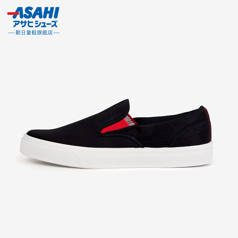 asahi朝日童鞋男童卡通亲子一脚蹬帆布鞋女童小黑鞋熊本熊款,淘宝优惠券,粉丝福利购,淘宝优惠卷