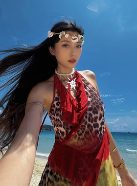 猫之旅店嬉皮波西米亚编织锁骨链