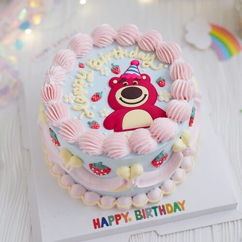 彩色生日快乐胶带装饰happy birthday贴纸蛋糕盒包装袋插牌装饰贴 - 图2
