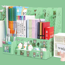 Thickened File Shelf Multi-layer four-bar information shelf Archives folder containing box shelve students with bookshelves Easy