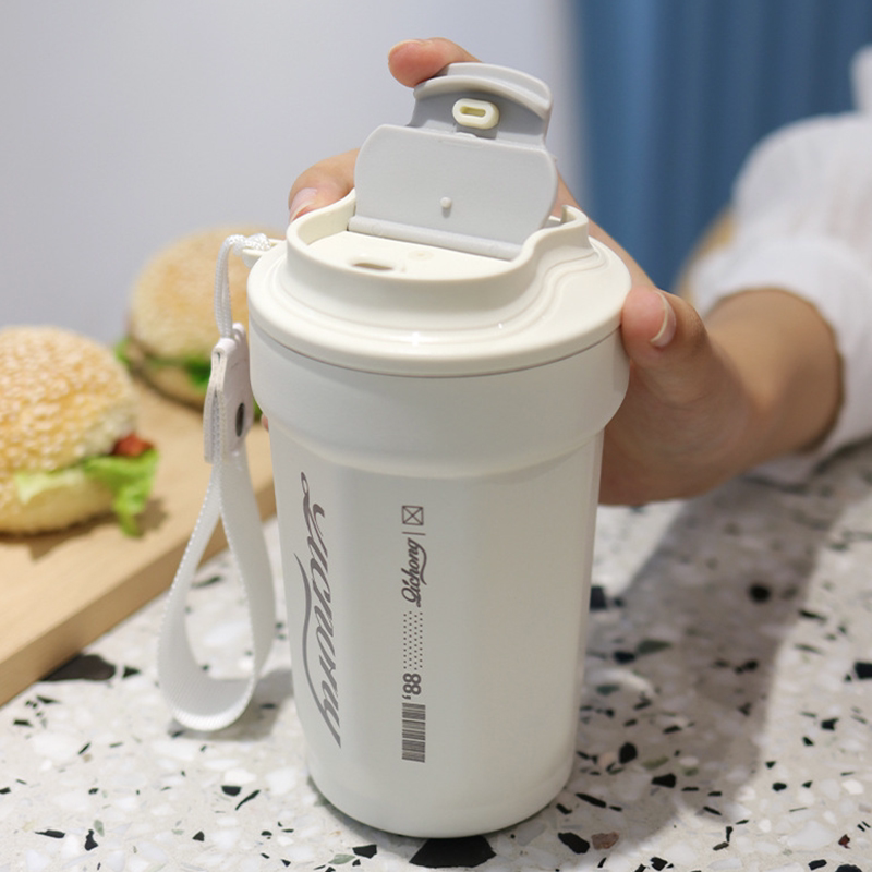 蜜雪冰城保温杯同类型女士便携随行咖啡杯男水杯316不锈钢随手杯