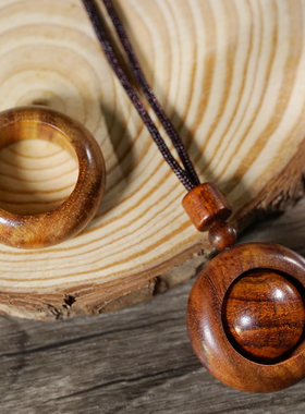 海南黄花梨海黄时来运转吊坠木雕刻转运珠挂件挂饰文玩工艺木作